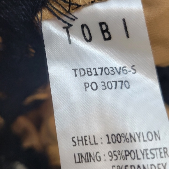 Tobi Lace Up Mini Dress Size Small - Picture 9 of 9